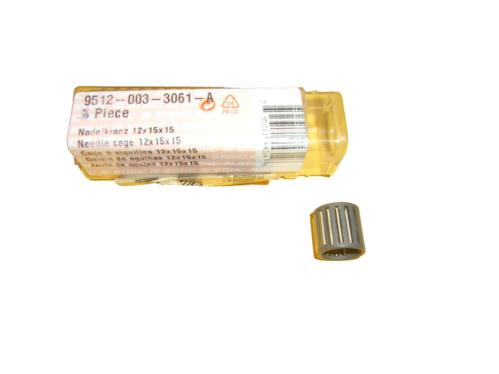 Stihl Cage Bearing 12x15x15mm OEM 9512-003-3061 #GL-A2E2 | eBay