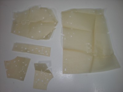 1913 McCalls no 4350 DOLLS RED RIDING HOOD Set Sewing Pattern 16