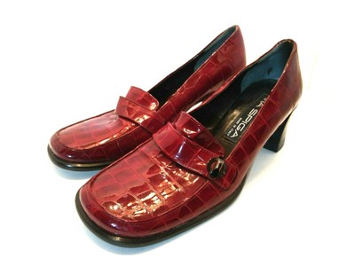 patent leather crocs