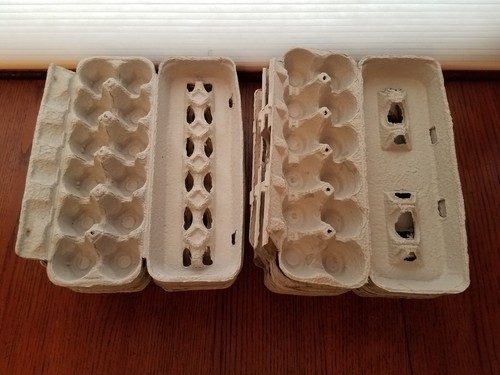 15 Cardboard Egg Cartons (12 Count) Paper, Crafts, Project Used, DIY, Recyling