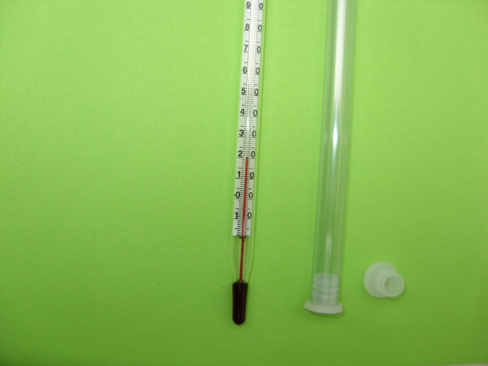 Thermometer, Laborthermometer, Stabthermometer, 110°C, 150°C, 210°C, Glas