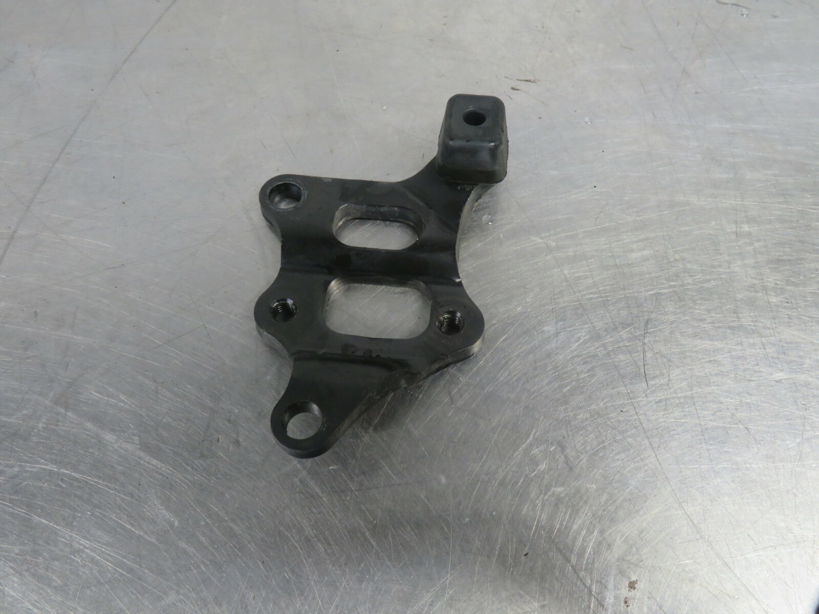 バッハ Black Rear Footrest Foot Pegs For KAWASAKI Ninja ZX6R 2005
