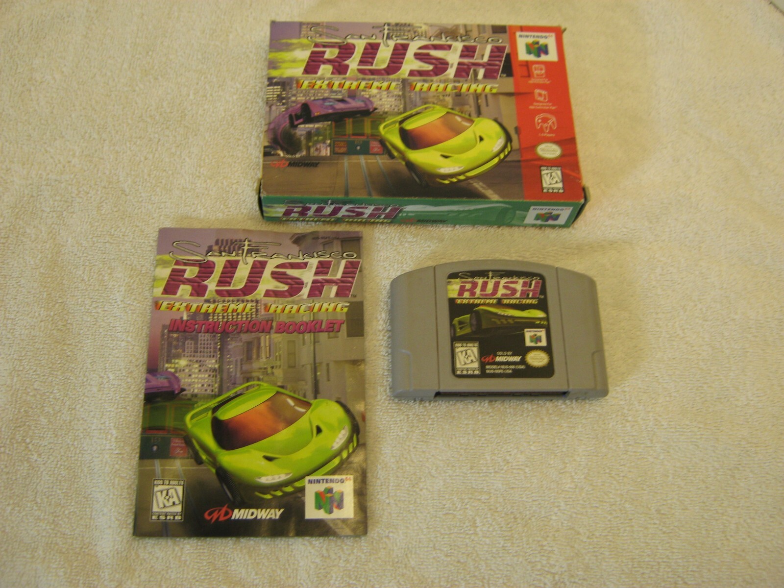 San Francisco Rush Extreme Racing Nintendo 64 N64 CIB Box