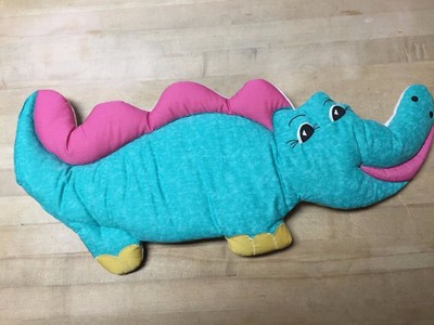 Children's wall decor, set of 3 quilted fabric animals, bright colors