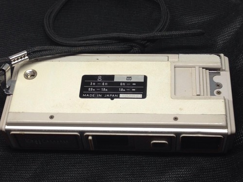 Vintage Minolta Pocket Pak 440 EX 110 Camera With Leather Case