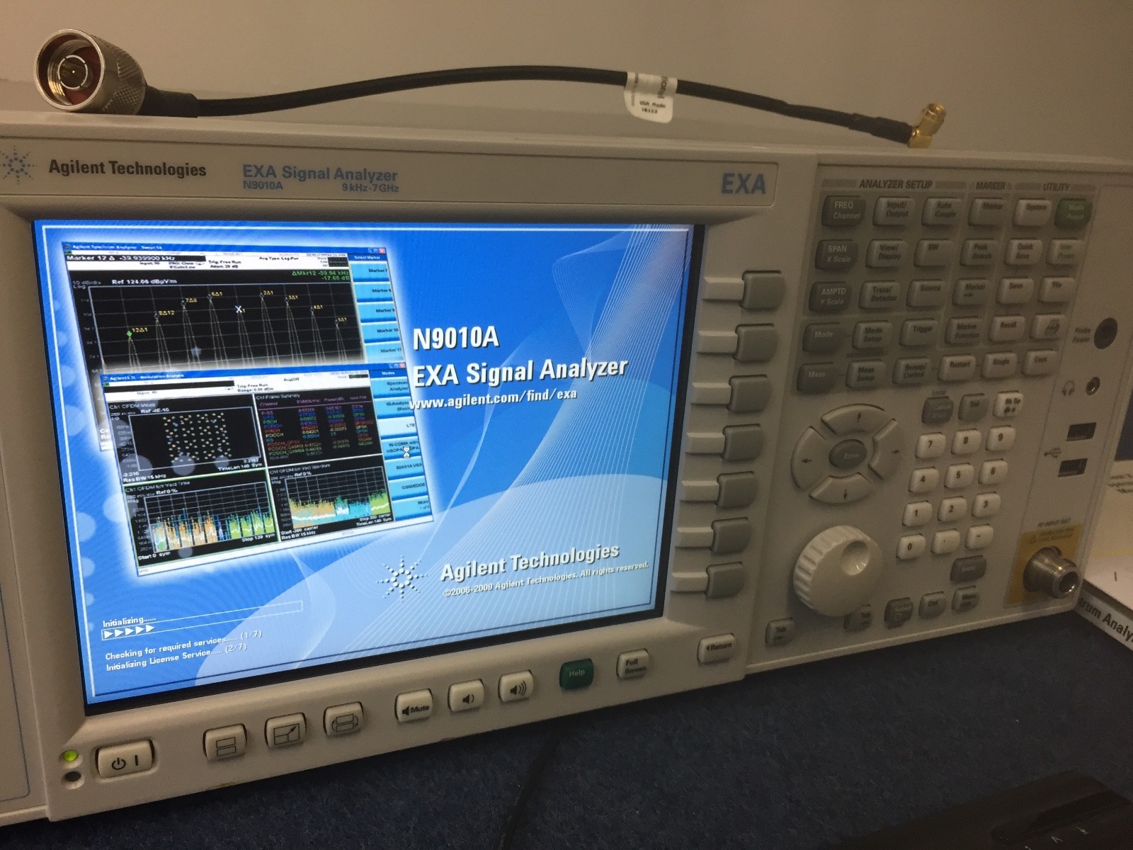 Agilent N9010A EXA Signal Analyzer w/507 P03 option. 9 kHz - 7 GHz