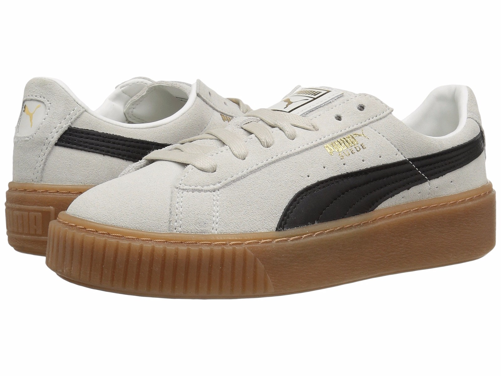 puma suede platform oatmeal