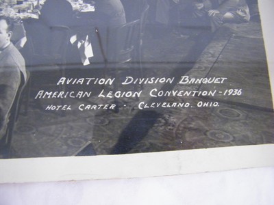 Vintage Aviation Division Banquet American Legion Convention 1936 Photo