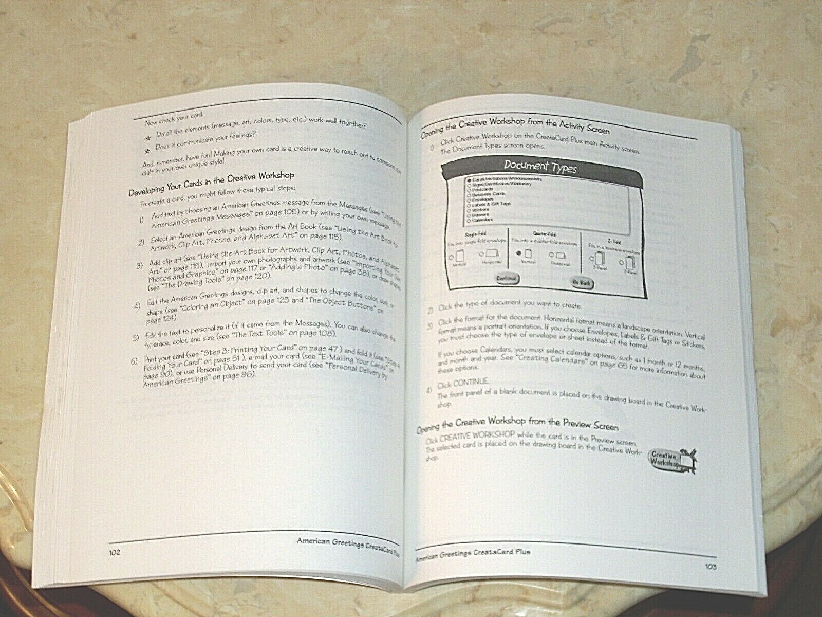 American Greetings CreataCard Plus! 3 User's Guide 9000 Projects & Designs