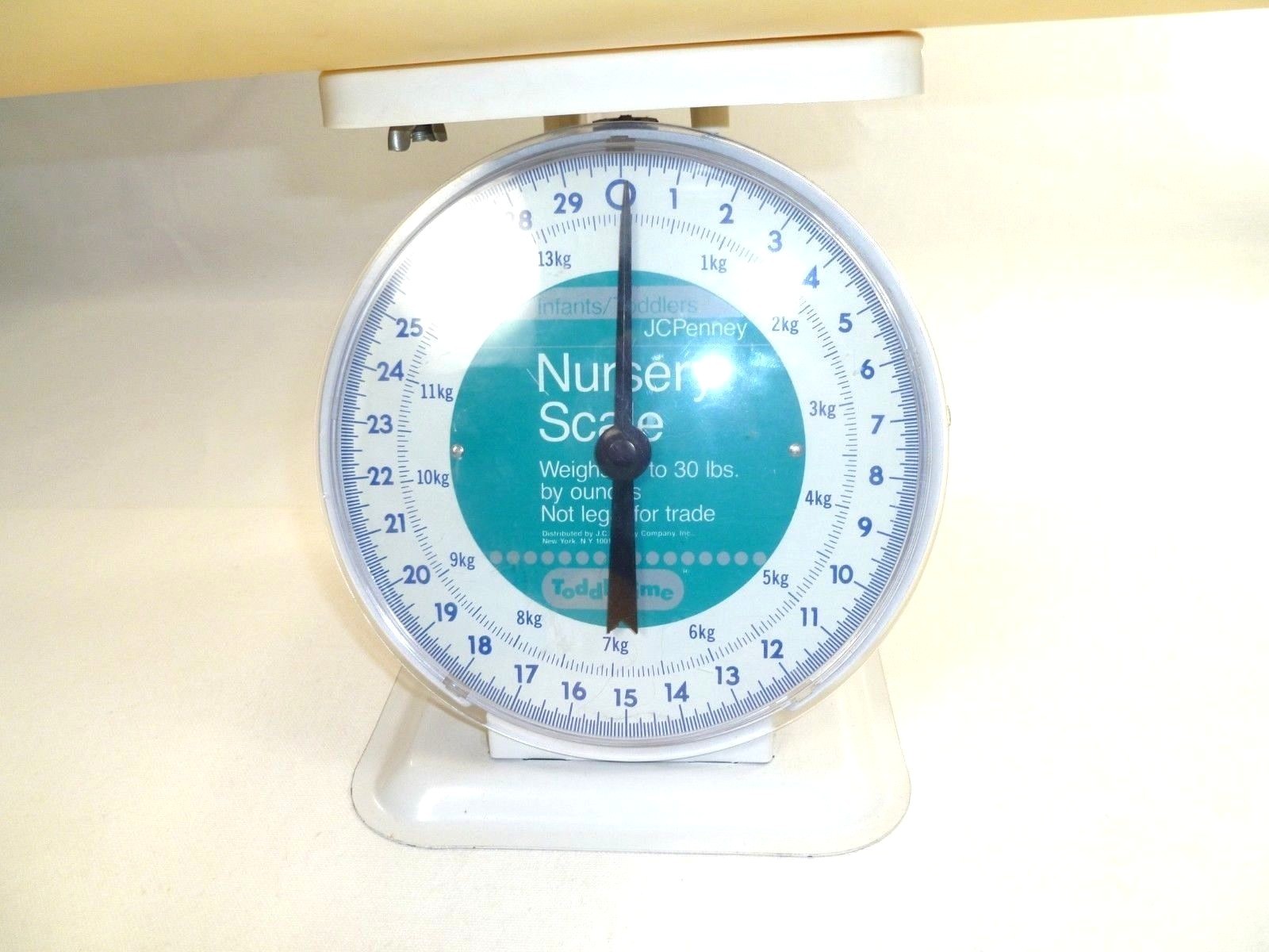 Vintage Toddletime Infant Toddler Nursery Baby Animals Scale JCPenney 30 LB