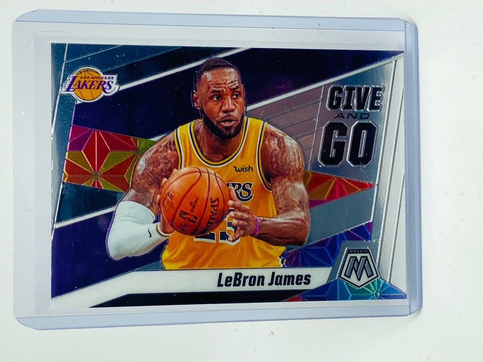 シングルカード NIKE - 2019 PANINI MOSAIC LeBRON JAMES PSA10 2019 Panini Mosaic #7 LeBron James will to win PSA 10 #S2310