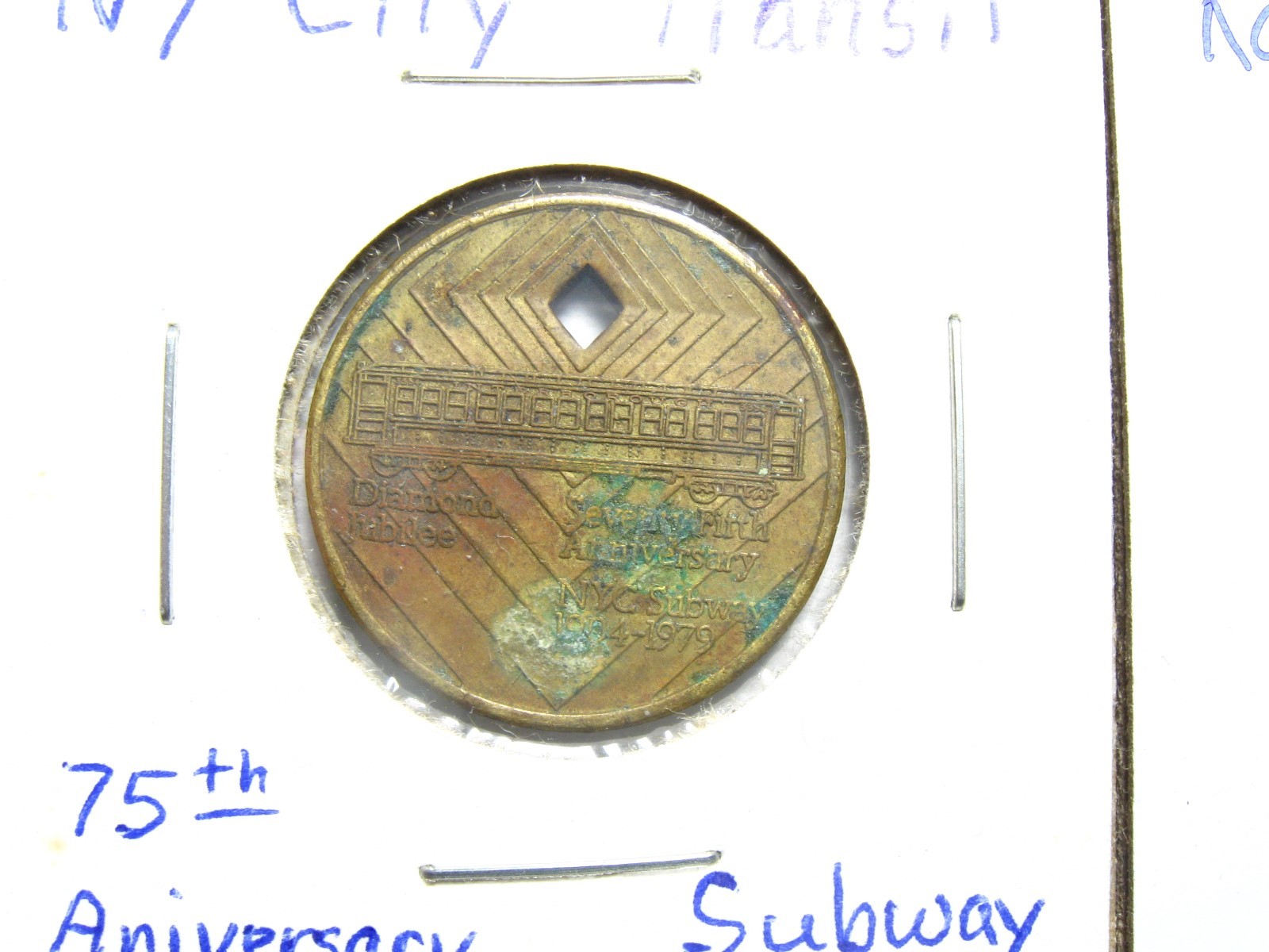 7 Different Transit Tokens - Detroit Tunnel, Hudson, Indy, KC, NY, ++ - #5044-50