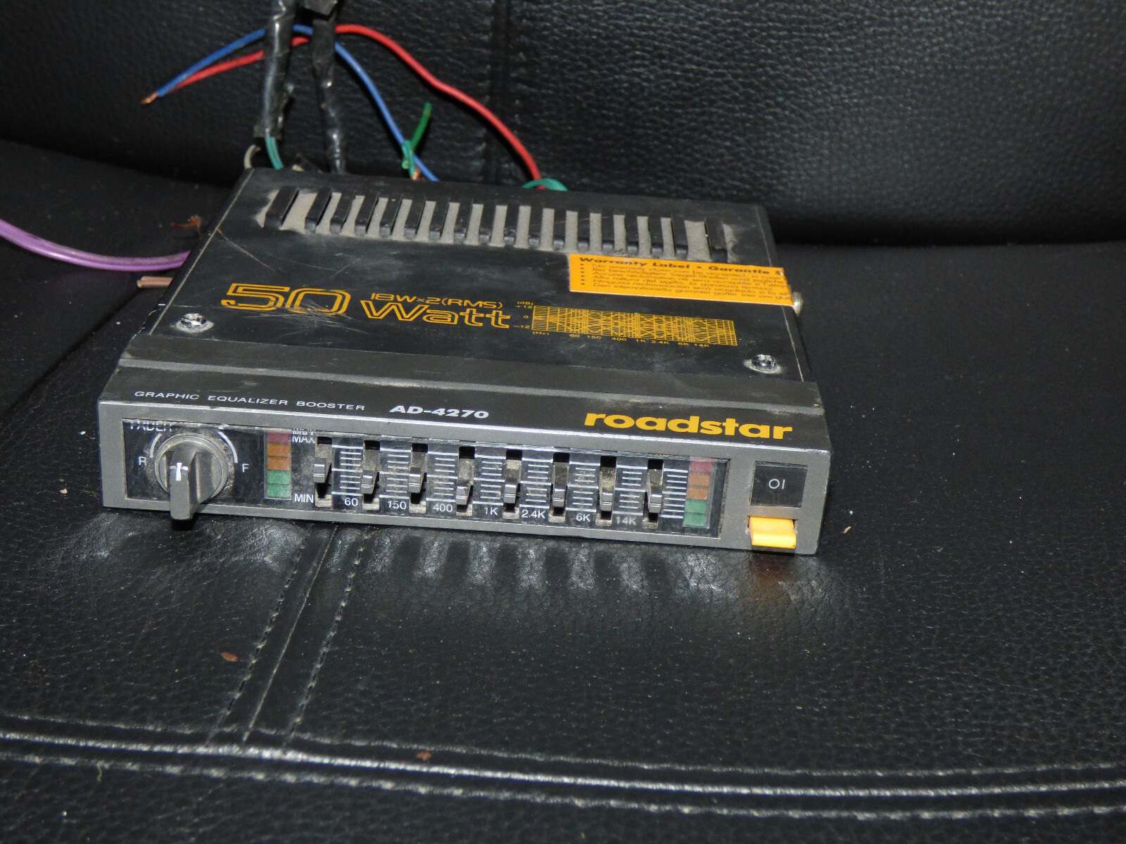 VINTAGE ROADSTAR AD-4270 CAR GRAPHIC EQUALIZER BOOSTER | eBay VINTAGE ROADSTAR AD-4270 CAR GRAPHIC EQUALIZER BOOSTER | eBay
