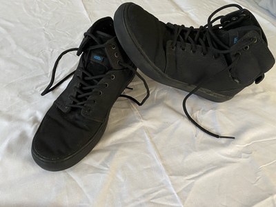 black leather vans mens size 9
