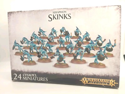 18 New Seraphon Skinks (Not 24). Warhammer Age Of Sigmar. Incomplete New In Box.