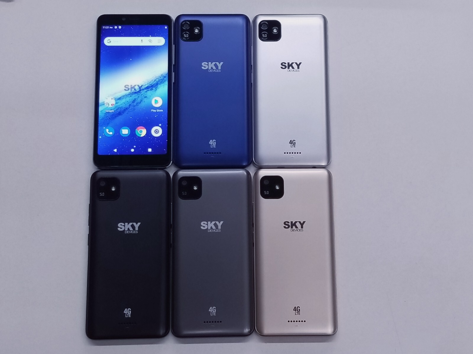 SKY Devices Elite C55 - 8GB - (GSM Unlocked) Dual SIM Android Smartphone