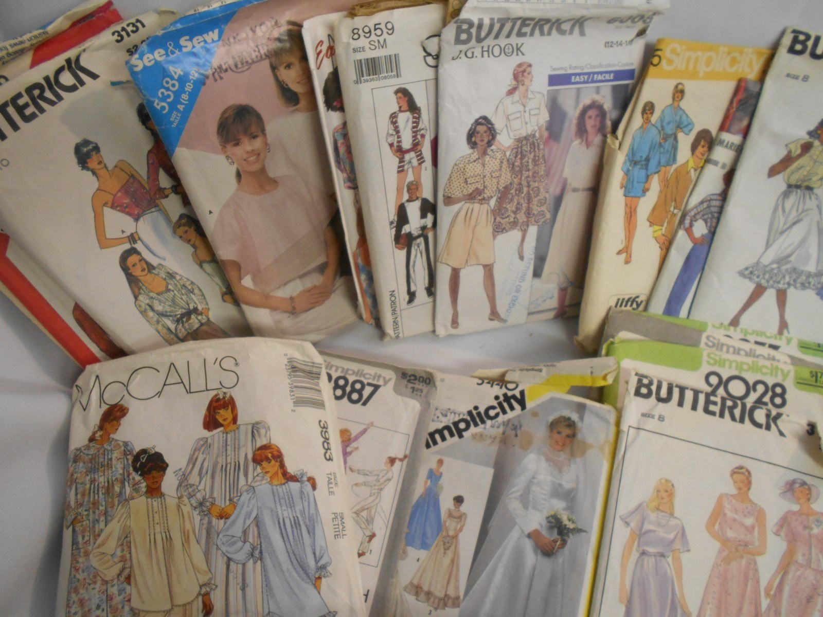 25 vintage ladies womens sewing patterns wedding dresses blouses skirts more