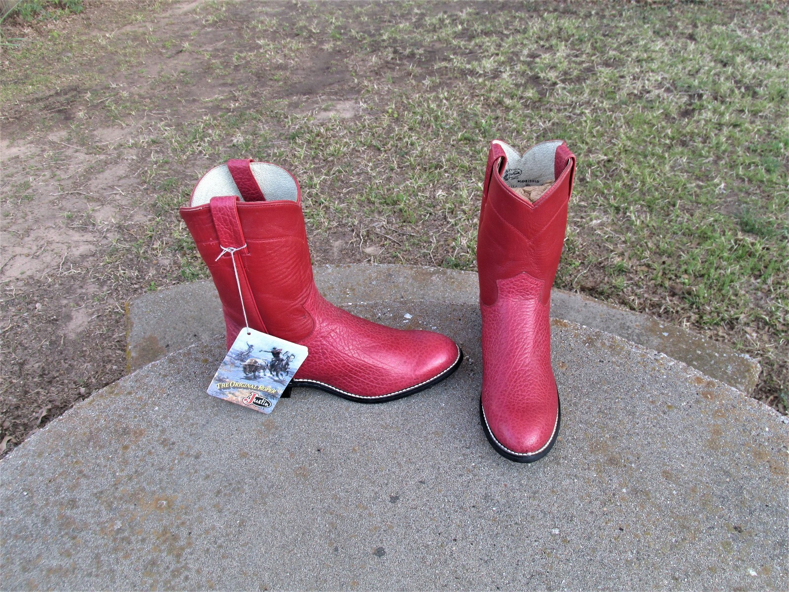 ladies red western boots