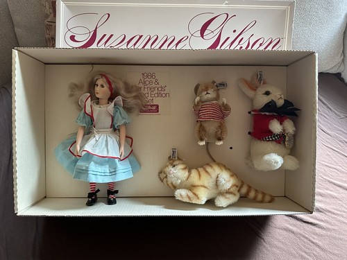 シュタイフ　Alice&Her Friends アメリカ限定　1986年　アリス Steiff Alice In Wonderland 1986 Limited Edition Set Suzanne
