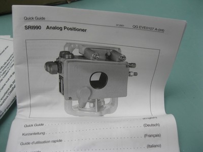 Bray SRI990-BIMS7FAA-G Analog Valve Positioner NEW G17 (2362)