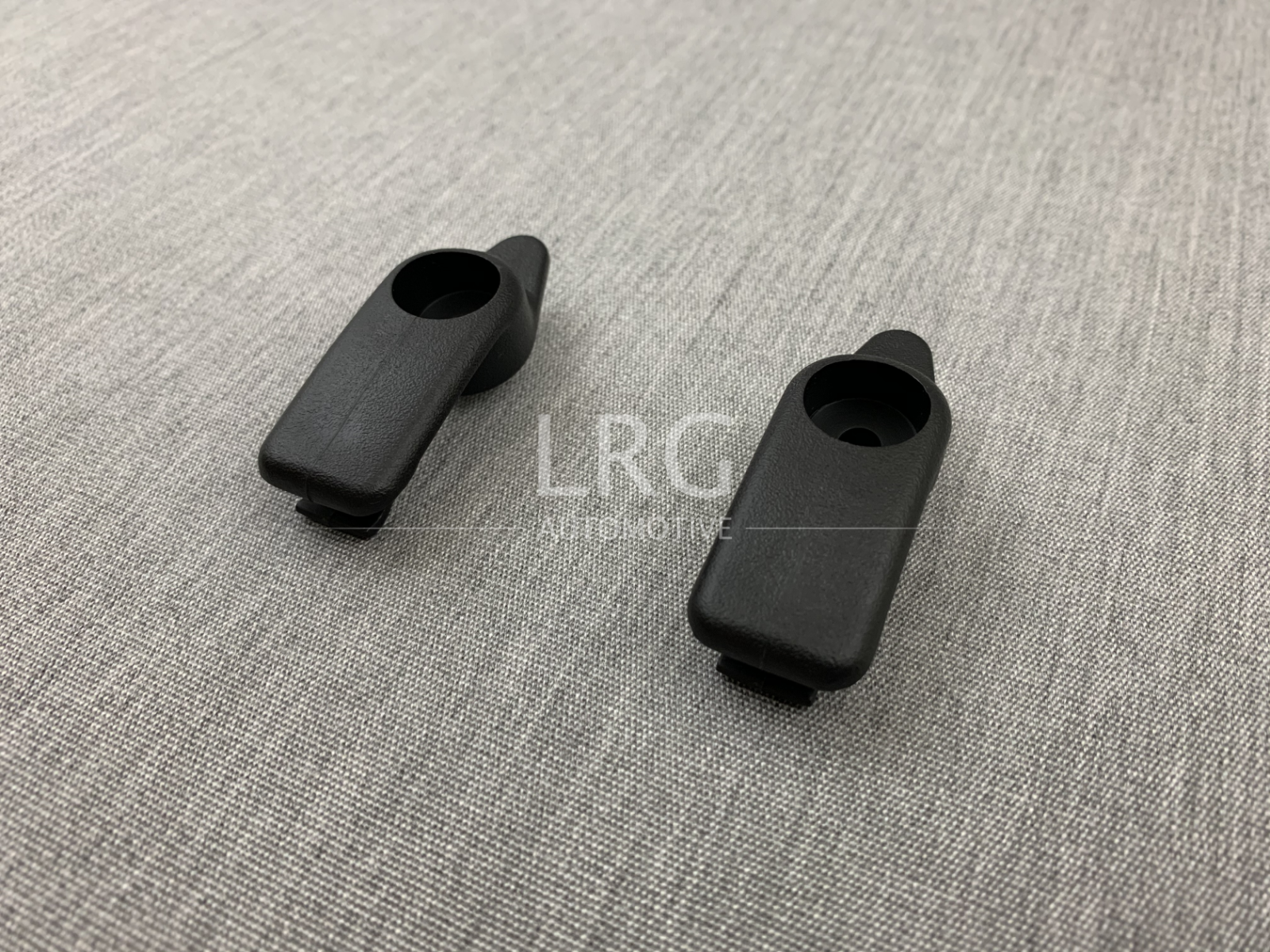 OEM Chevy Corvette C5 Sun Visor Clip Bracket Holder Black Left Right Set NOS