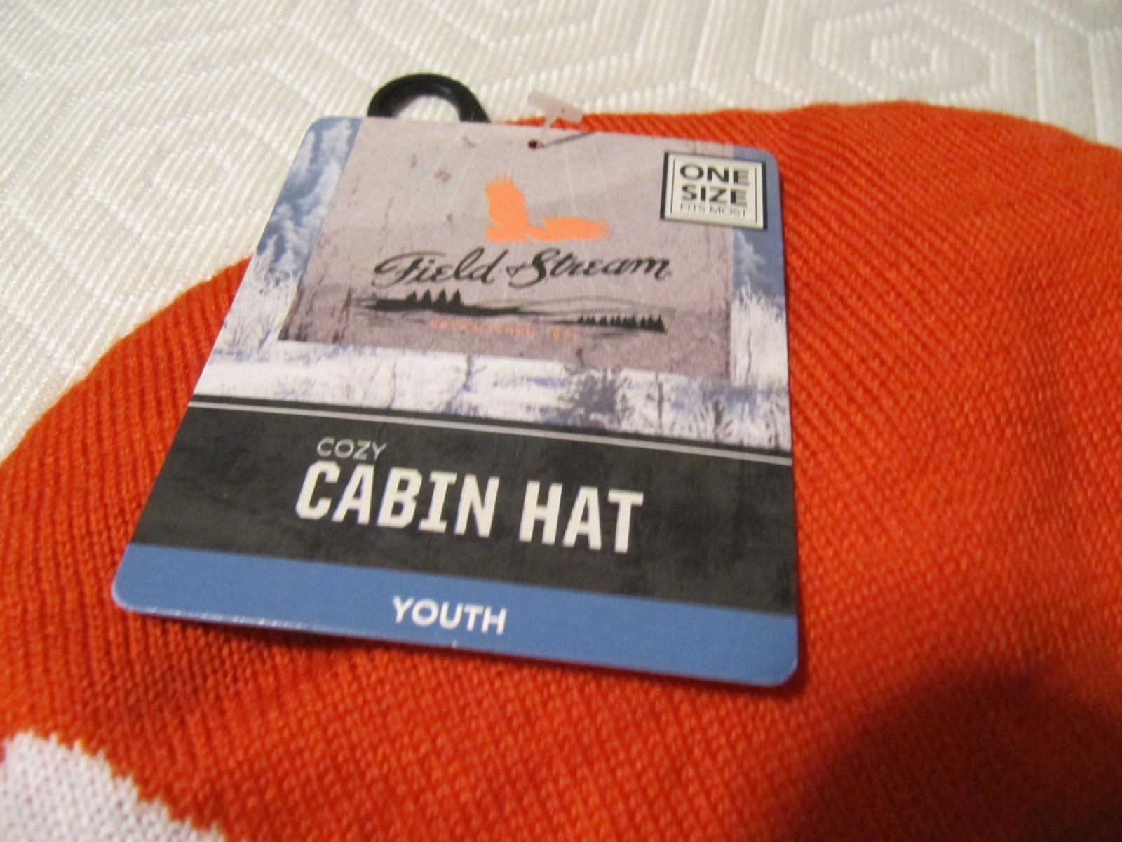 New Field Stream Cozy Cabin Hat winter stocking cap beanie YOUTH one size $19.99