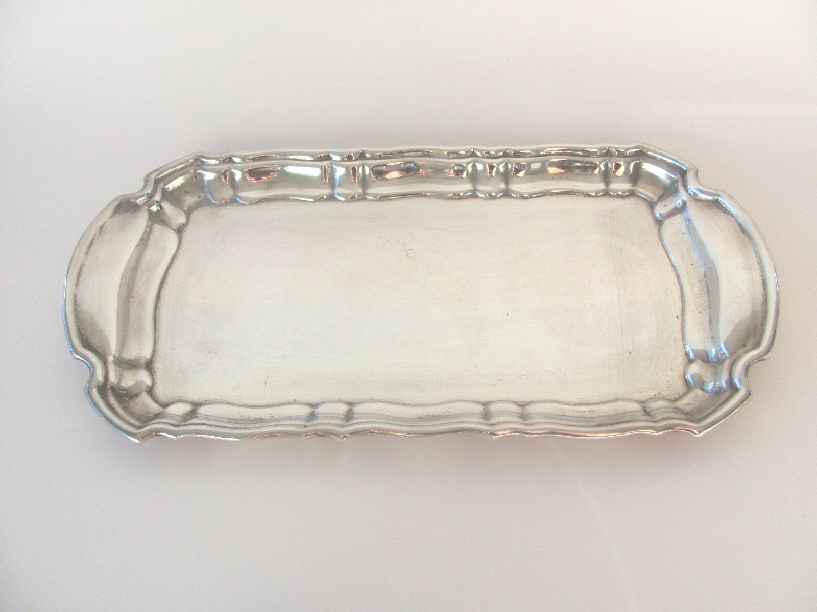 Birks Sterling Silver Creamer Jug Sugar & Under Tray Set floral accents 465g