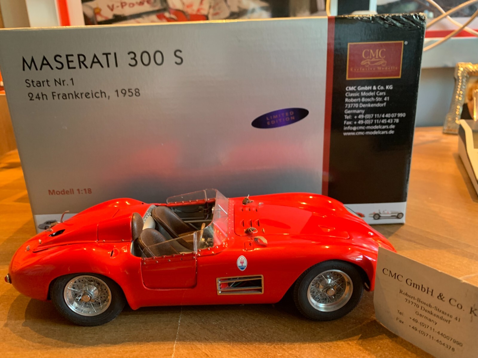 3000台限定　CMC 1/18 マセラティ　300S 1956 3000台限定 CMC 1/18 マセラティ 300S 1956