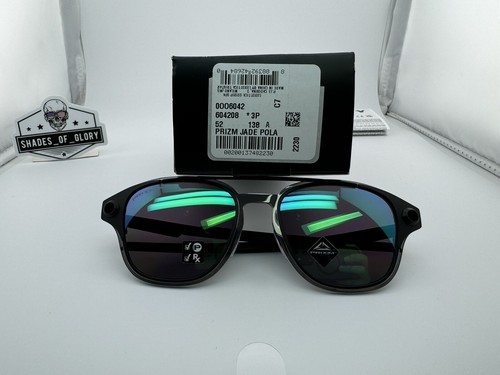 Pre-owned Oakley Coldfuse Matte Black With Prizm Jade Polarized Sunglasses Oo6042-08