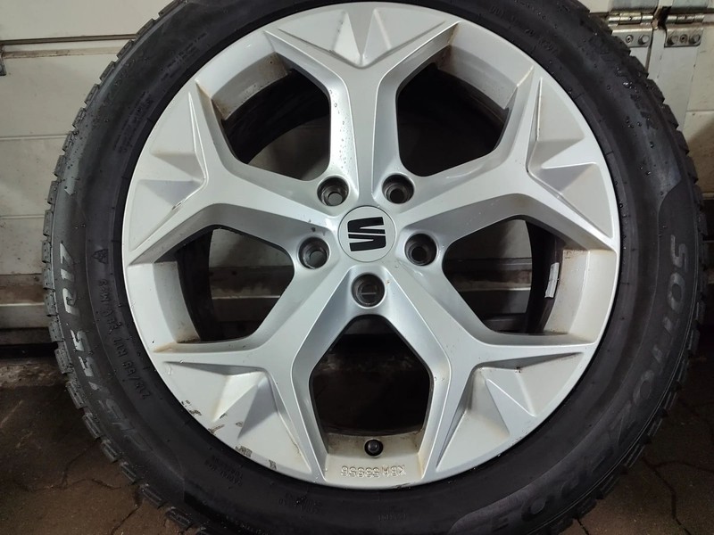Original Seat Ateca 215/55 17 Zoll Nevada WinterrÃ¤Der 575071497h Silber