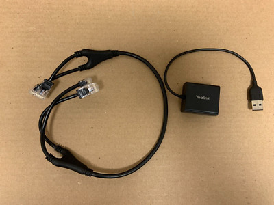Yealink EHS40 Adapter with Cable USB Plantronics Headset Authentic Yealink