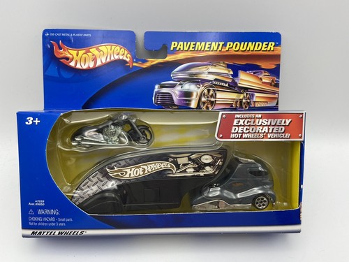 Hot Wheels Pavement Pounders 6個セット Hot Wheels Pavement Pounder Truck Hauler with Black