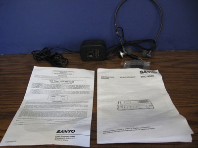 Sanyo Standard Cassette Transcribing System TRC-8080 - Dictaphone TRC8080
