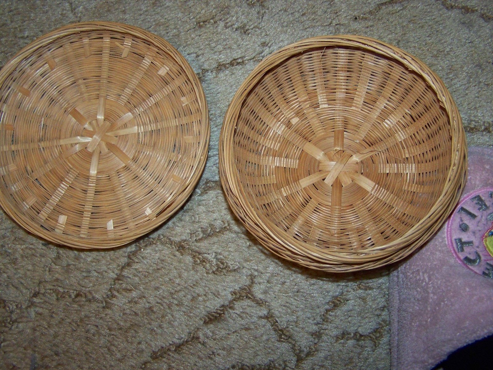 large wicker trinket basket approx 6 inch x 3 inch possible nantucket