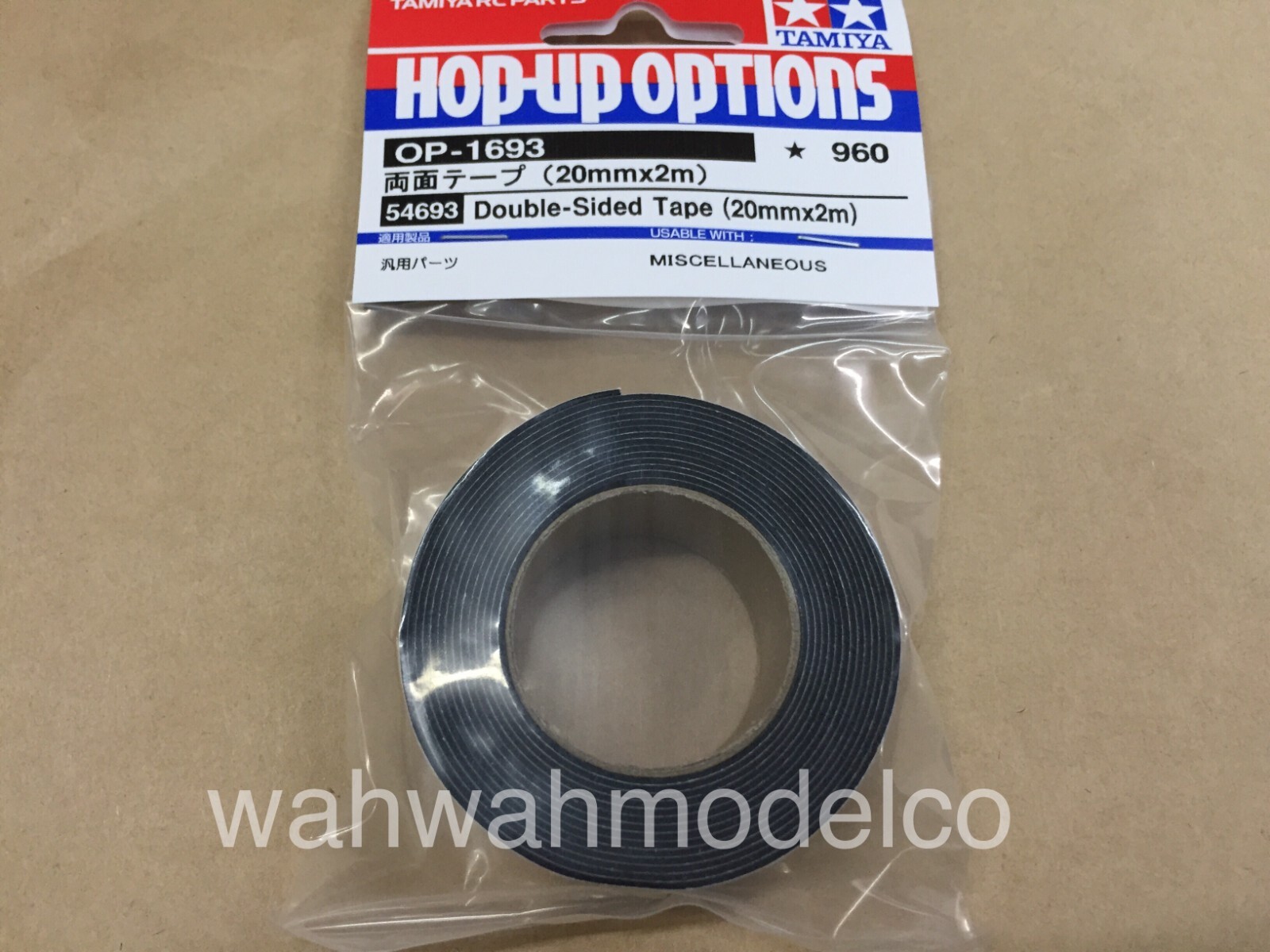 Tamiya Double Sided Tape 20mm x 2m 1:10 RC Cars Buggy Drift Touring Truck #54693 Tamiya Double Sided Tape 20mm x 2m 1:10 RC Cars Buggy Drift Touring Truck #54693