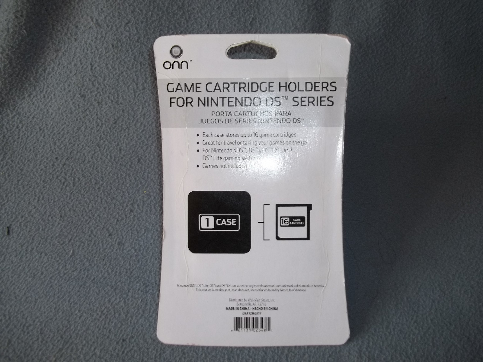 Nintendo Ds Game Cartridge Holders - Black Plastic