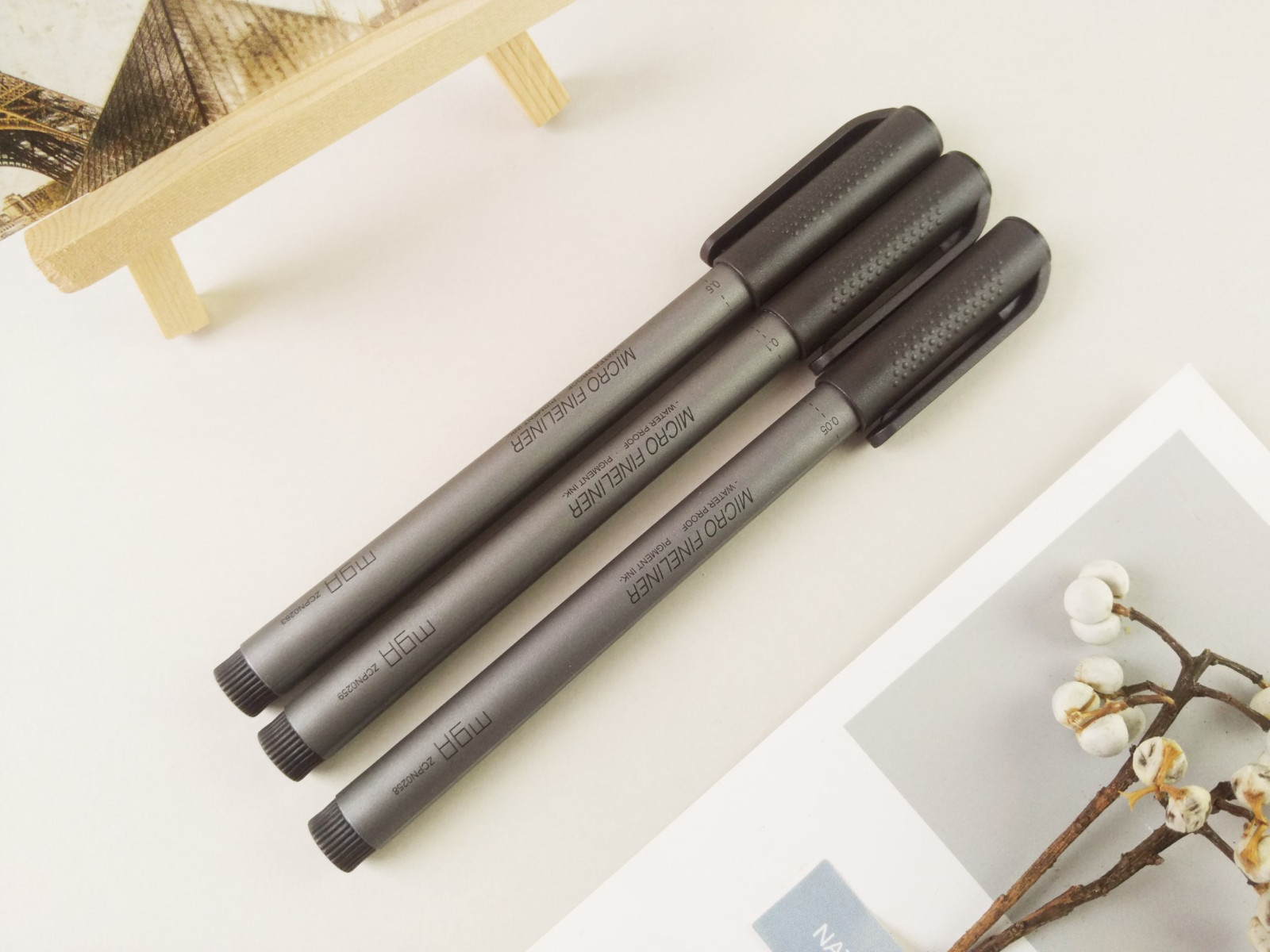 M/&G Micro Pen Fineliner,waterproof,Calligraphy,Drawing Needle gel PenDraft Brush