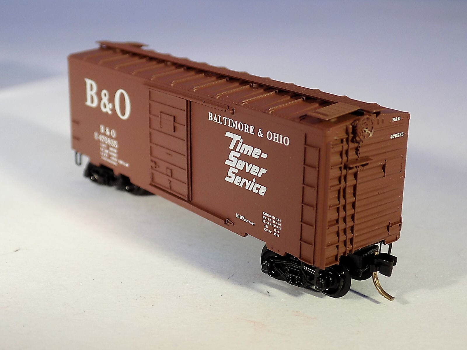 N Scale 20346/3 Micro Trains MTL Baltimore & Ohio 40' Box Car NIB