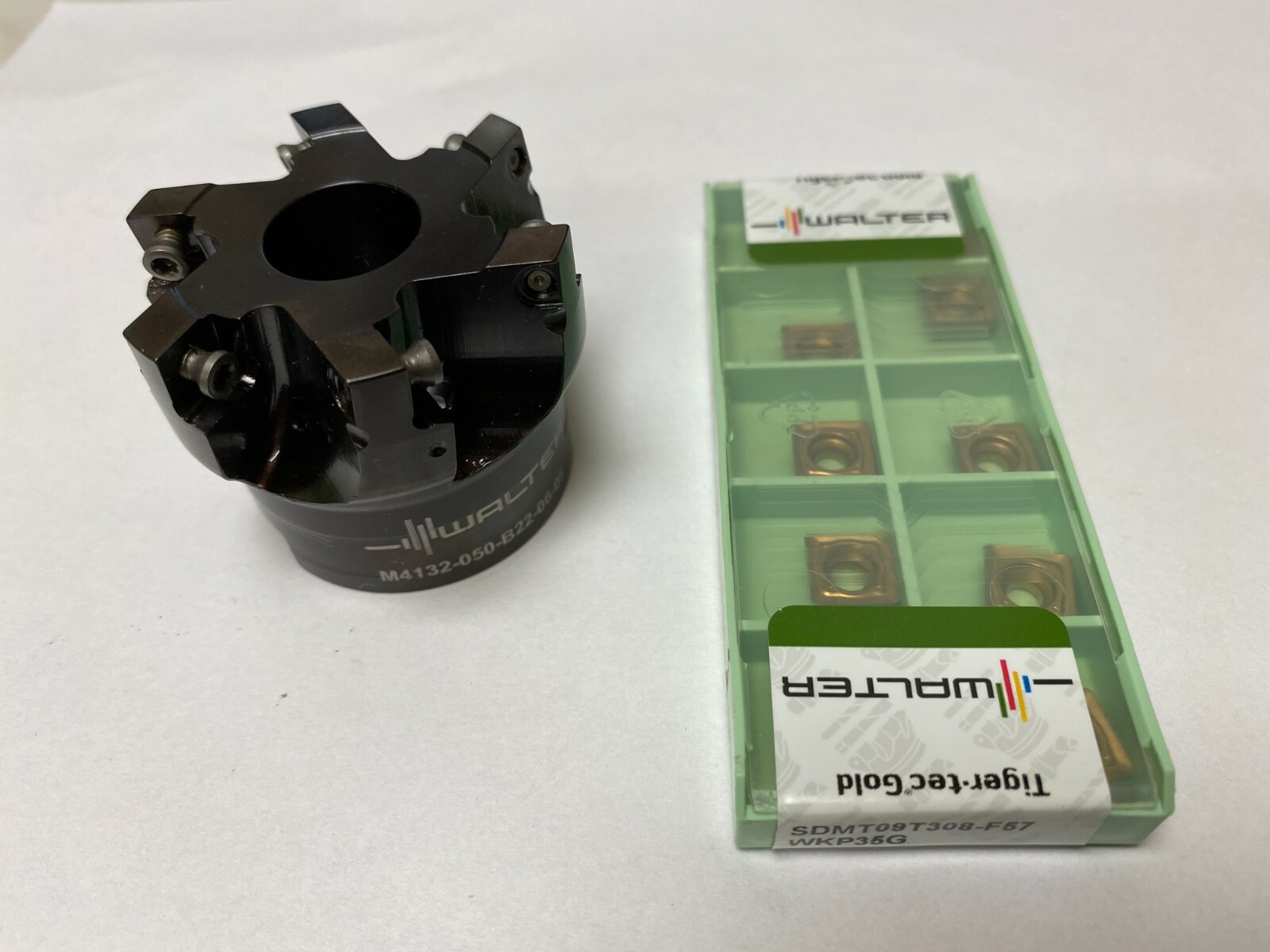 WALTER MILLING CUTTER:M4132-050-B22-06-09 + SDMT 09T308-F57 WALTER MILLING CUTTER:M4132-050-B22-06-09 + SDMT 09T308-F57