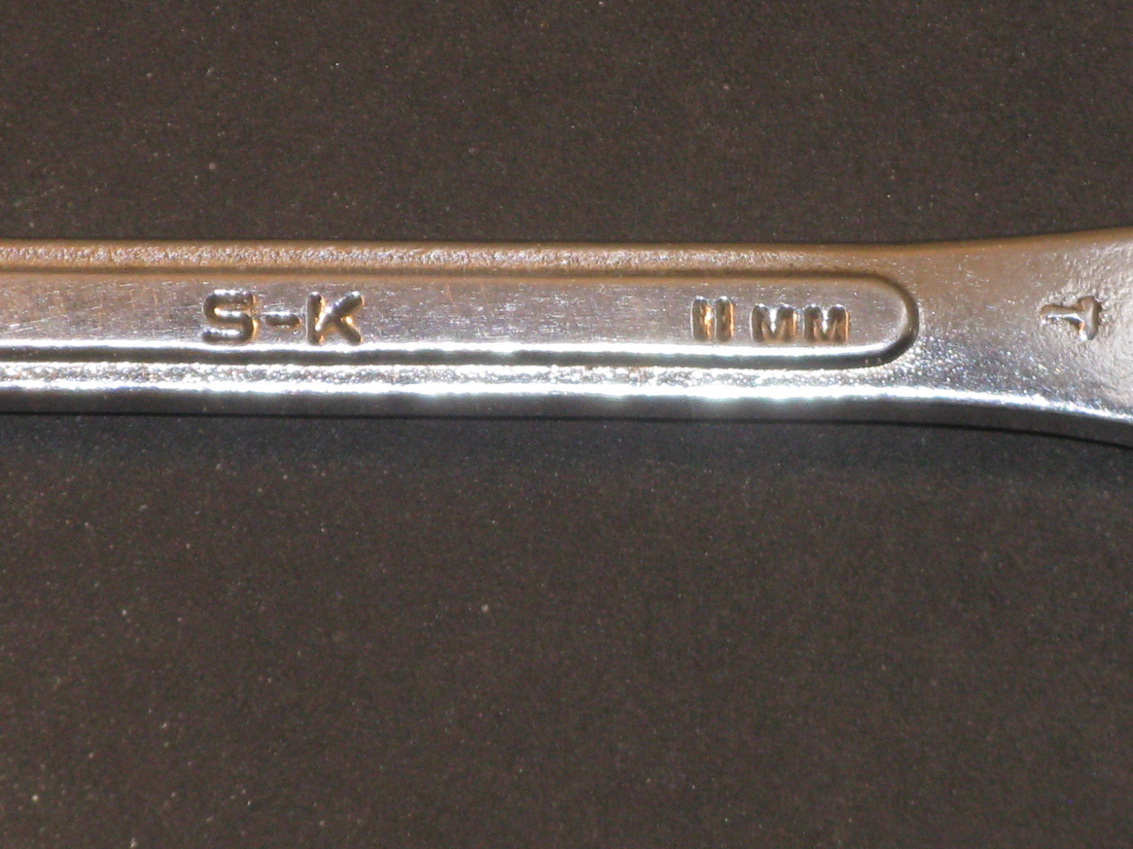 Vintage S-K U.S.A. Open End Box End 11mm Metric Wrench 12Pt Box EXC CONDITION