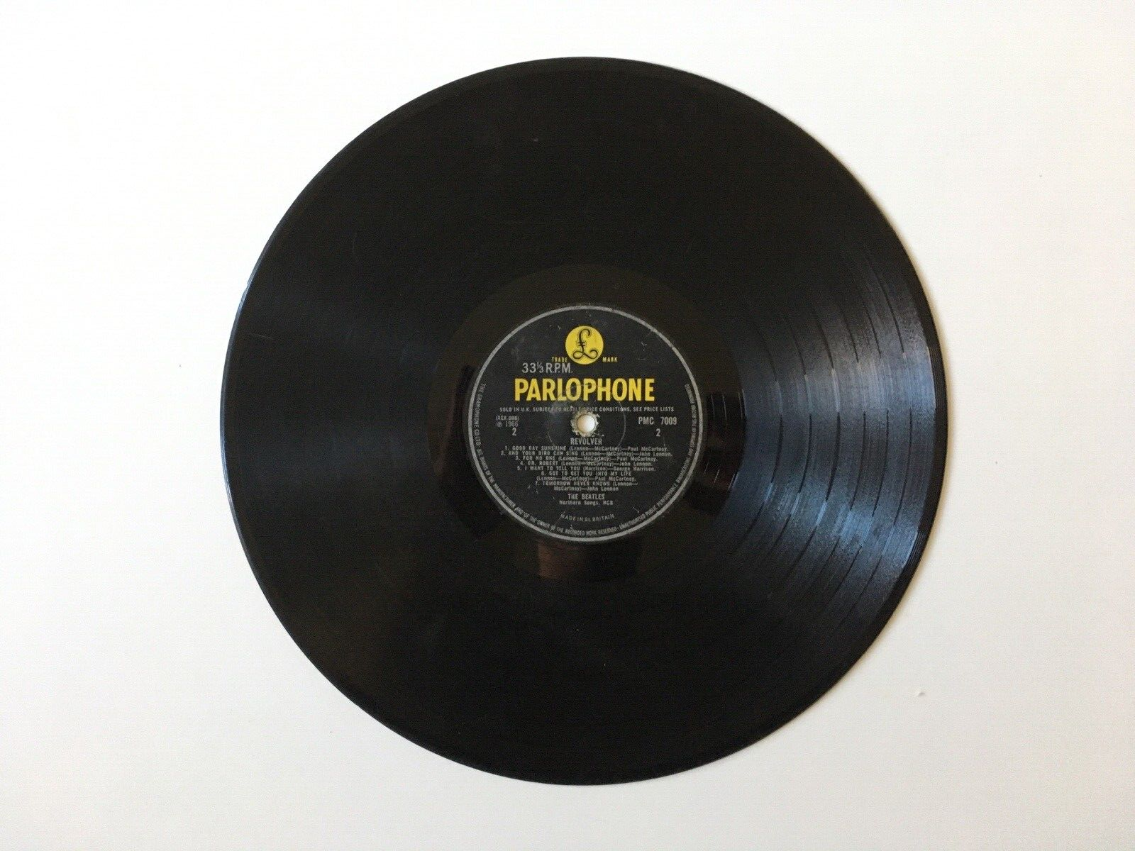 THE BEATLES REVOLVER - Vinyl LP - PMC 7009 605-2 &amp; 606-3