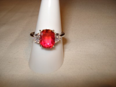 Bomb Party RBP2121  Endless Horizons  TANGERINE PINK BI COLOR TOURMALINE SIZE 9