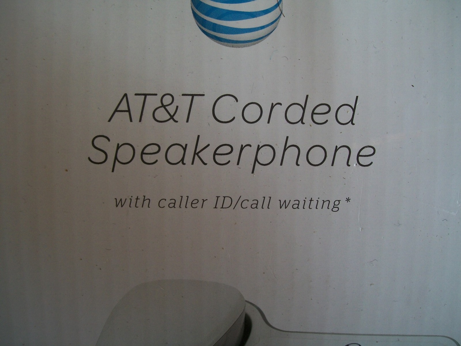 AT&T Corded Speakerphone w Owners Manual CL2909