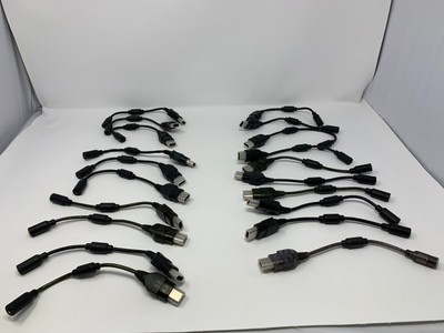 Lot Of 20 Microsoft Xbox Original Controller Breakaway Extension Adapter Cables