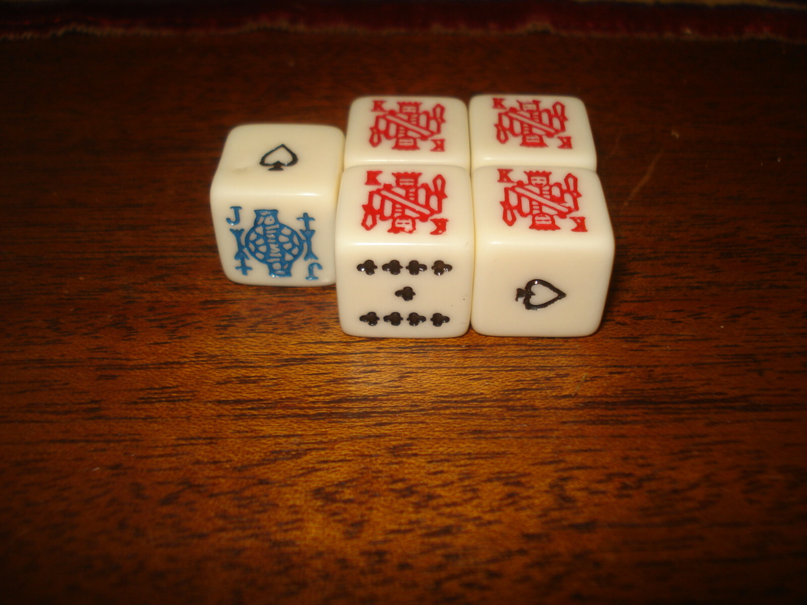 Nice set of 5 Dice POKER DICE