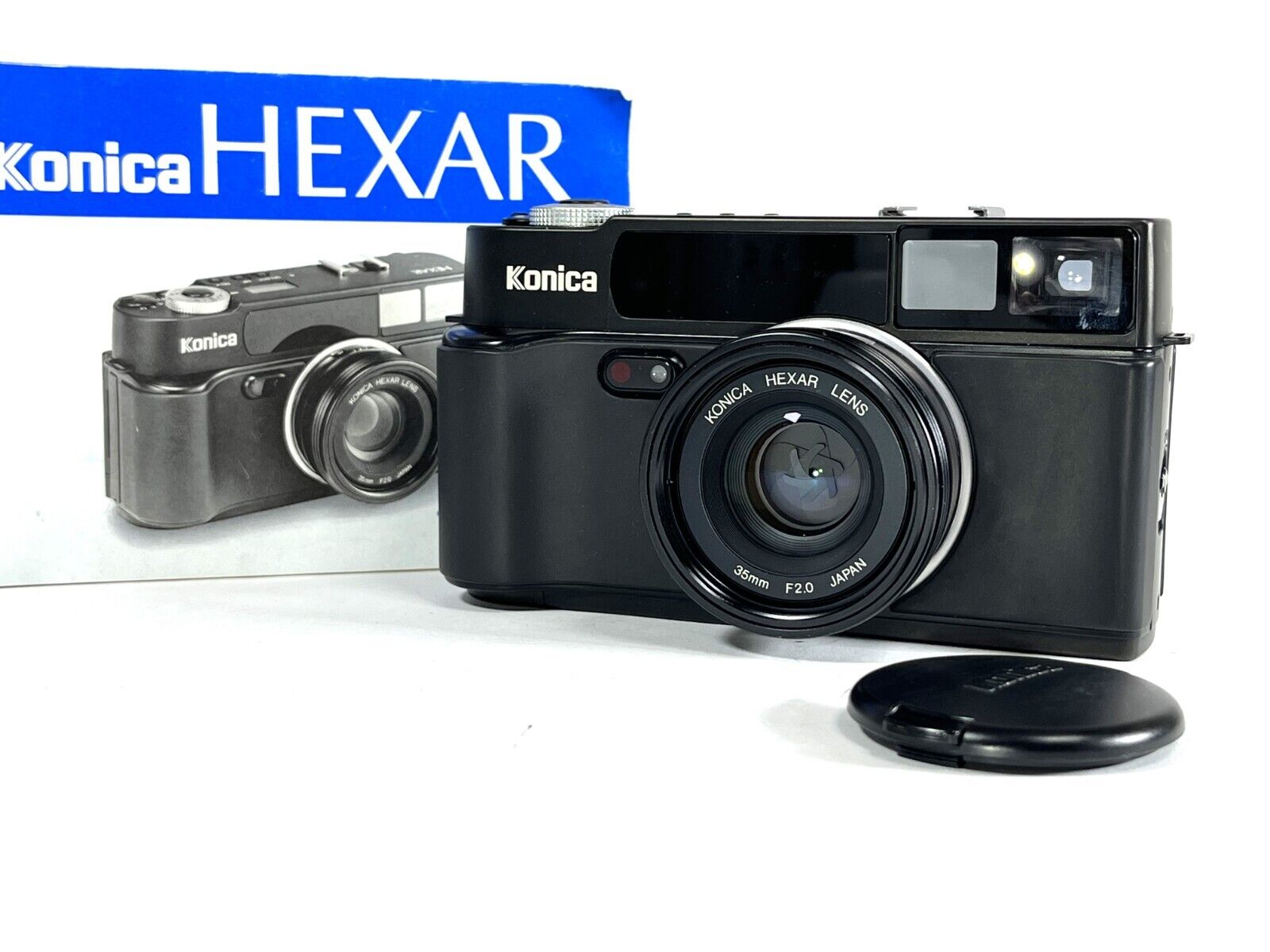 Konica Hexar AF Black 35mm f/2 Rangefinder Camera [Top Mint Konica Hexar AF Black 35mm f/2 Rangefinder Camera [Top Mint
