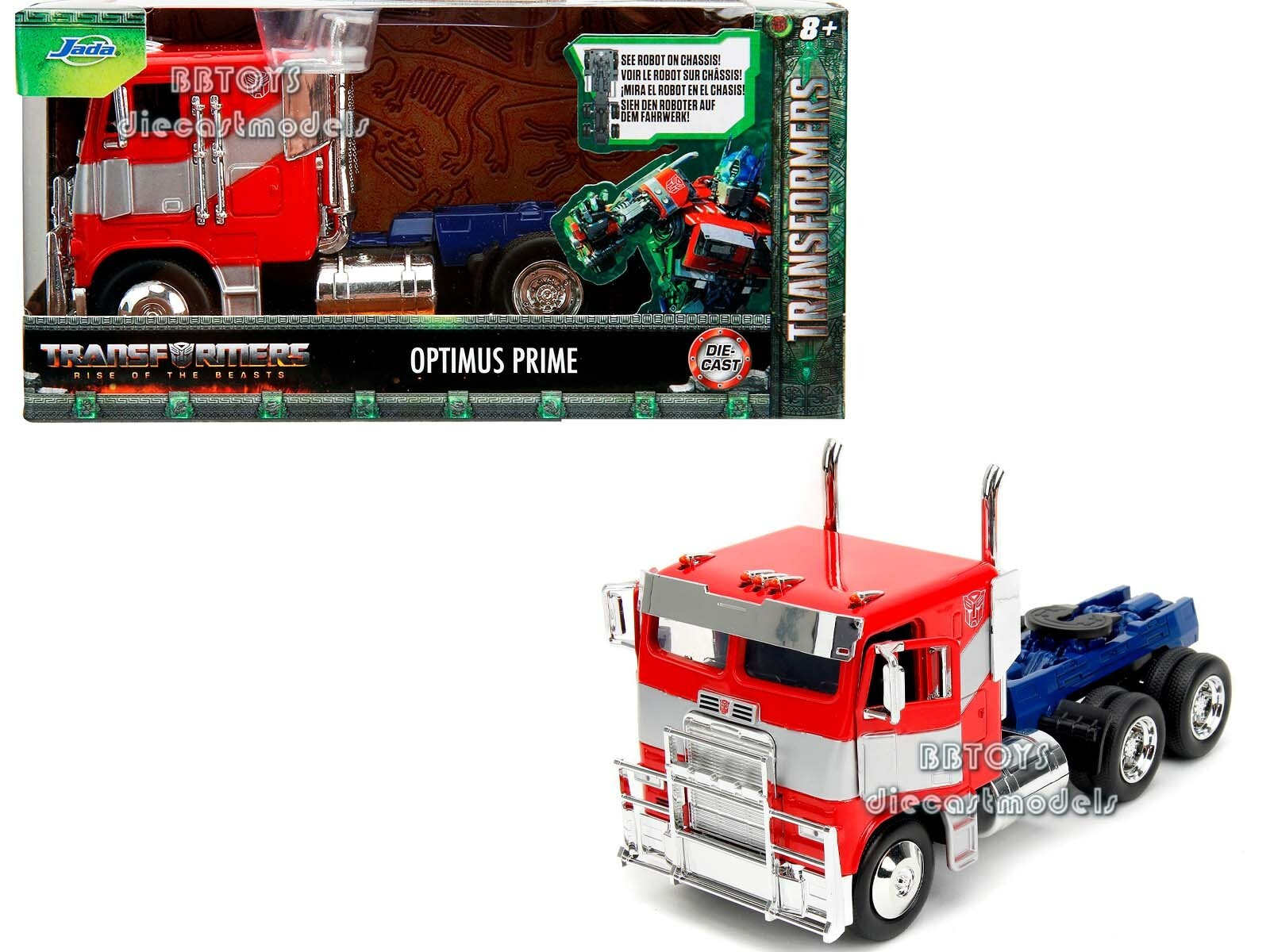JADA トランスフォーマー Optimus Prime ゴーストバスターズ JADA TRANSFORMERS OPTIMUS PRIME GHOSTBUSTERS ECTO 1 1/24