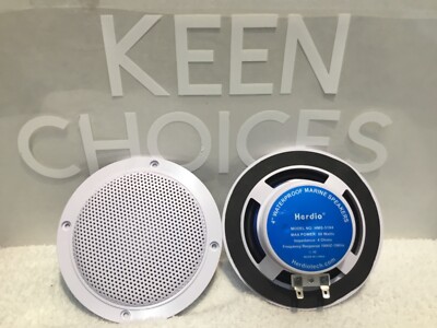Herdio 4'' Marine Waterproof Ceiling Speakers 160W HMS-5104,Speakers Only-L K