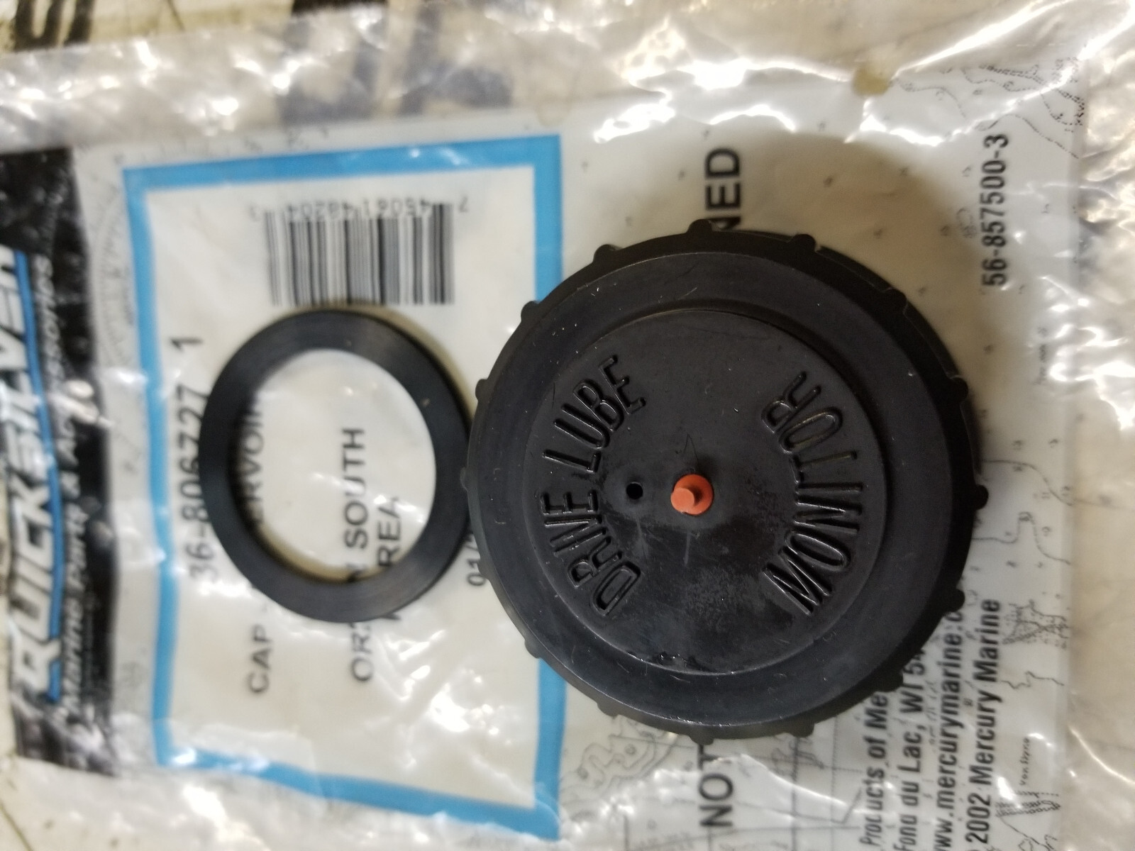 Mercruiser Gear Oil Lube Bottle Reservoir Cap 36-806727 - Picture 2 of 4