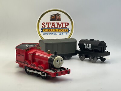 Tomy Trackmaster Plarail James the Red Engine *complete set*